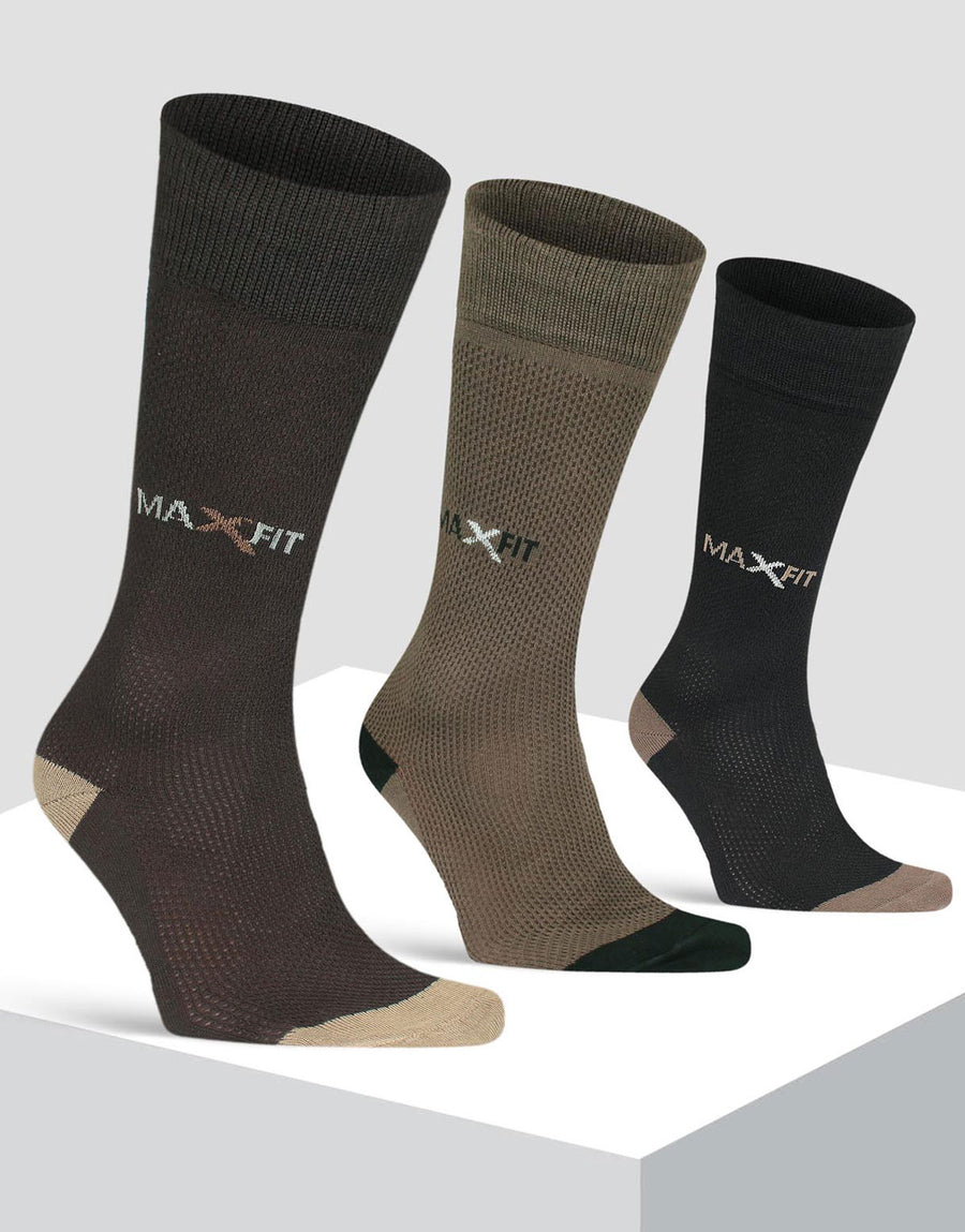 Pack of 3 Jacquard Design Socks
