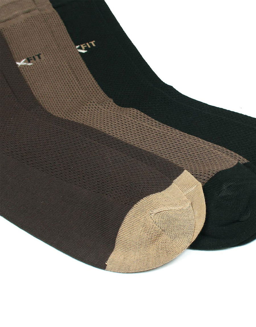 Pack of 3 Jacquard Design Socks